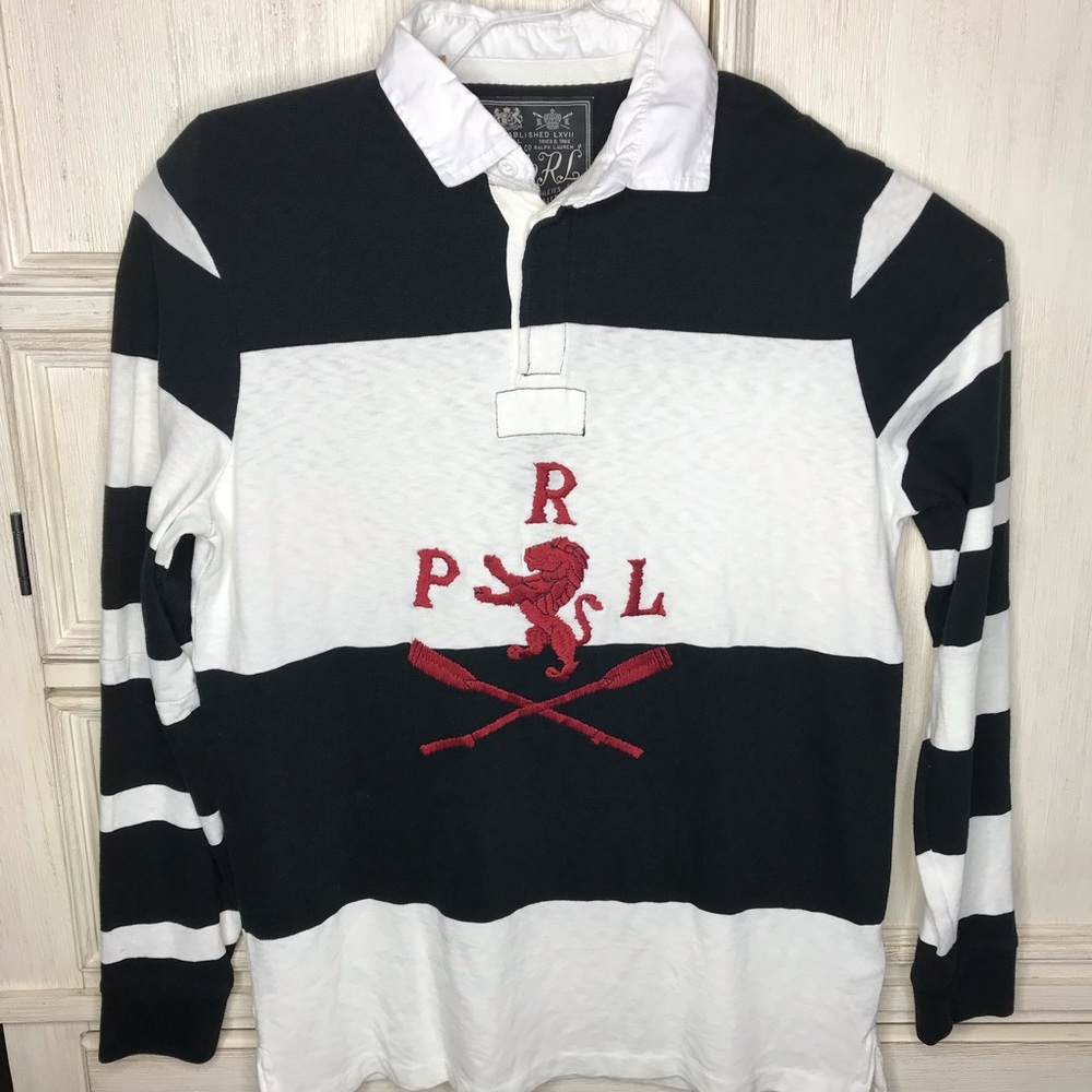 NEW Polo Ralph Lauren Boathouse Rugby L/S Polo